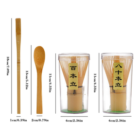 Conjunto de Bambu para Chá Japonês