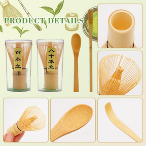 Conjunto de Bambu para Chá Japonês