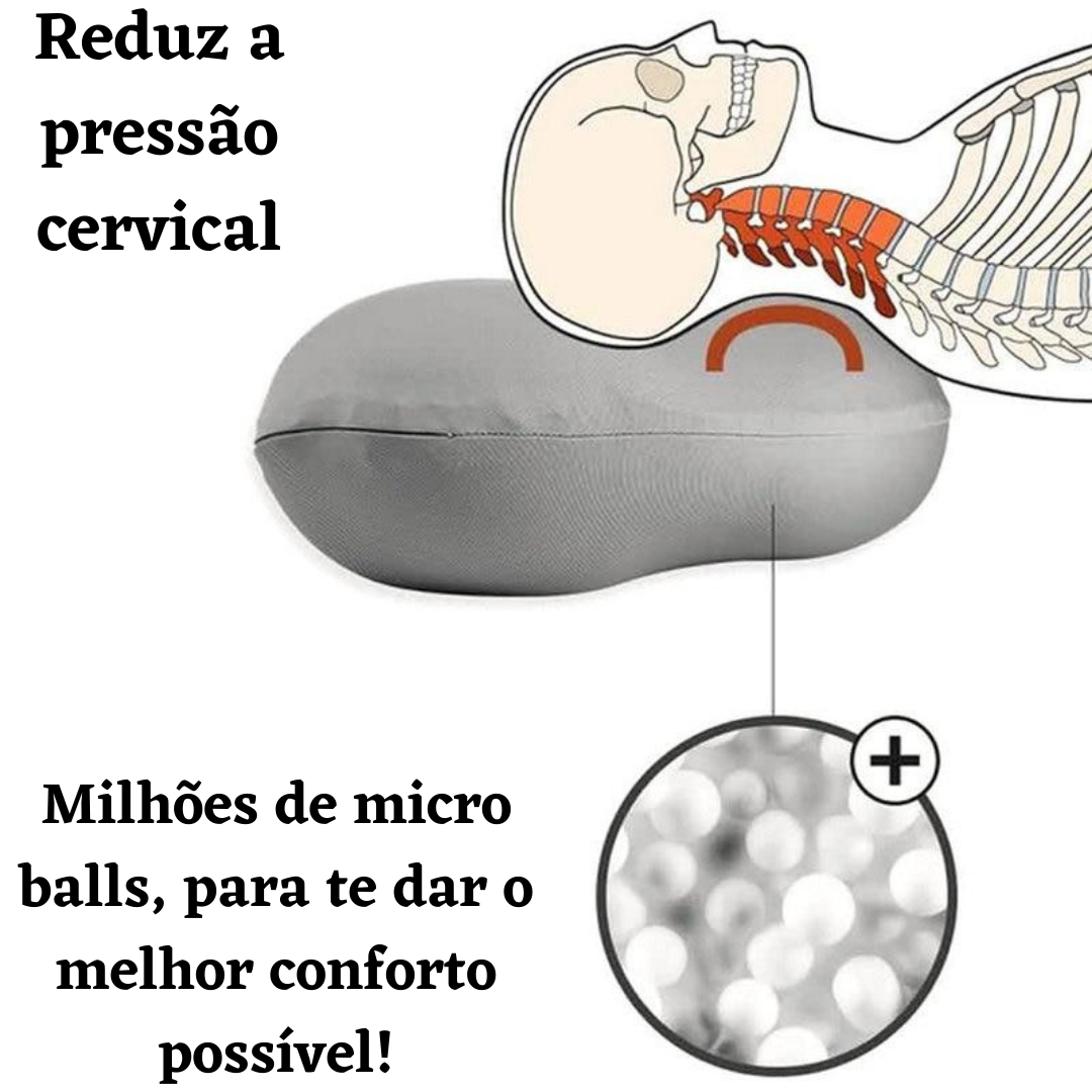 Travesseiro Ortopédico com Design Anatômico