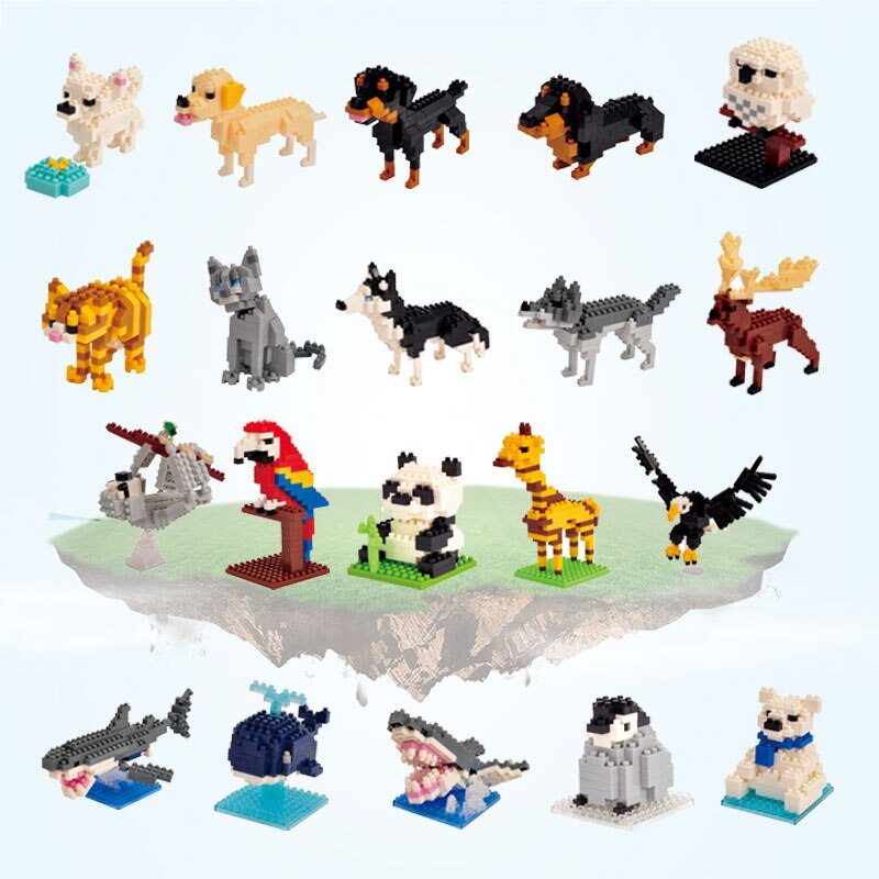 Animais em LEGO para Montar