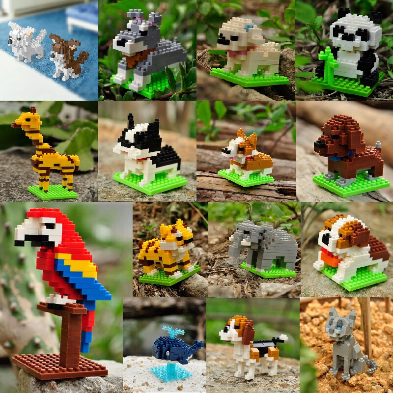 Animais em LEGO para Montar