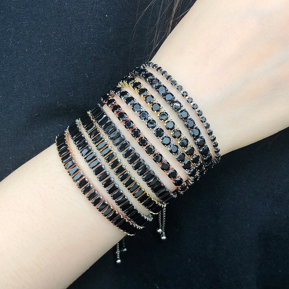 Bracelete de Cristal Preto