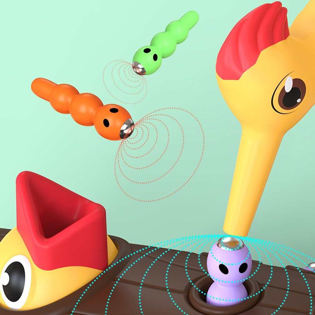 Brinquedo Pica-pau Magnético Caçador de Minhocas