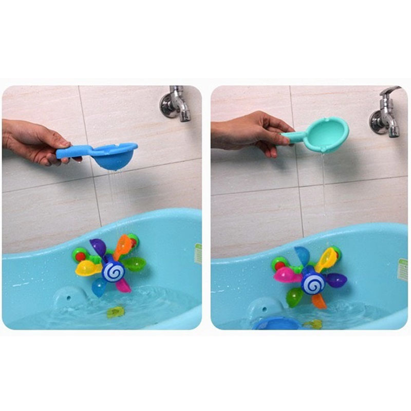 Brinquedo Roda de Água Interativo para Banho de Bebês