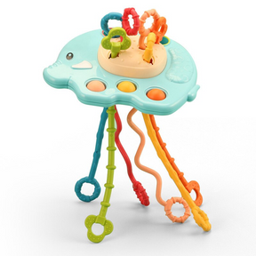 Brinquedo Sensorial em Formato de Disco Voador para Crianças