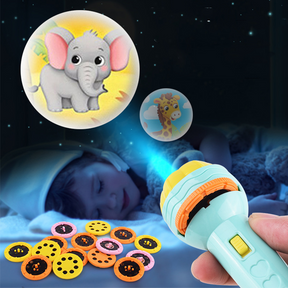 Lanterna Infantil com Projetor de Imagens