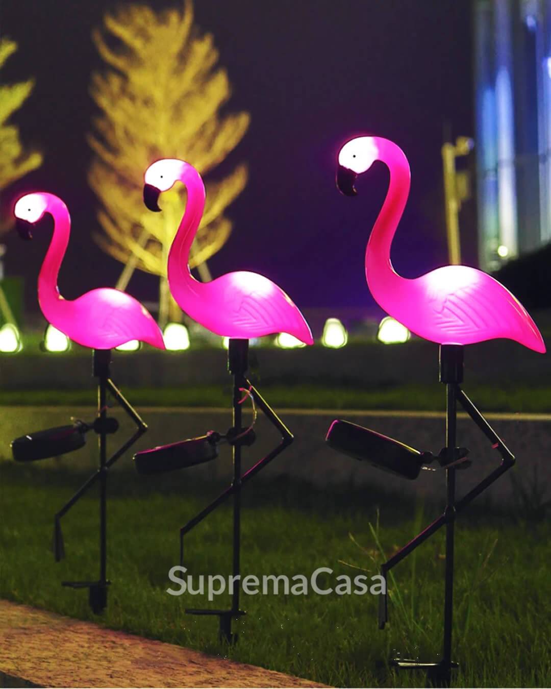 Flamingo Luminária de Energia Solar