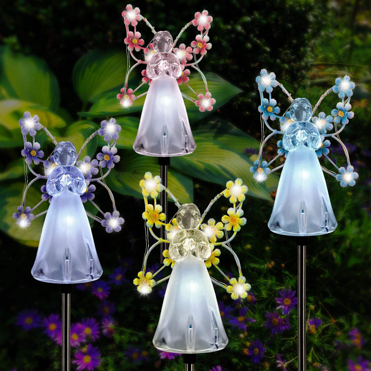 Luzes de Anjo para Jardim à Prova D’água