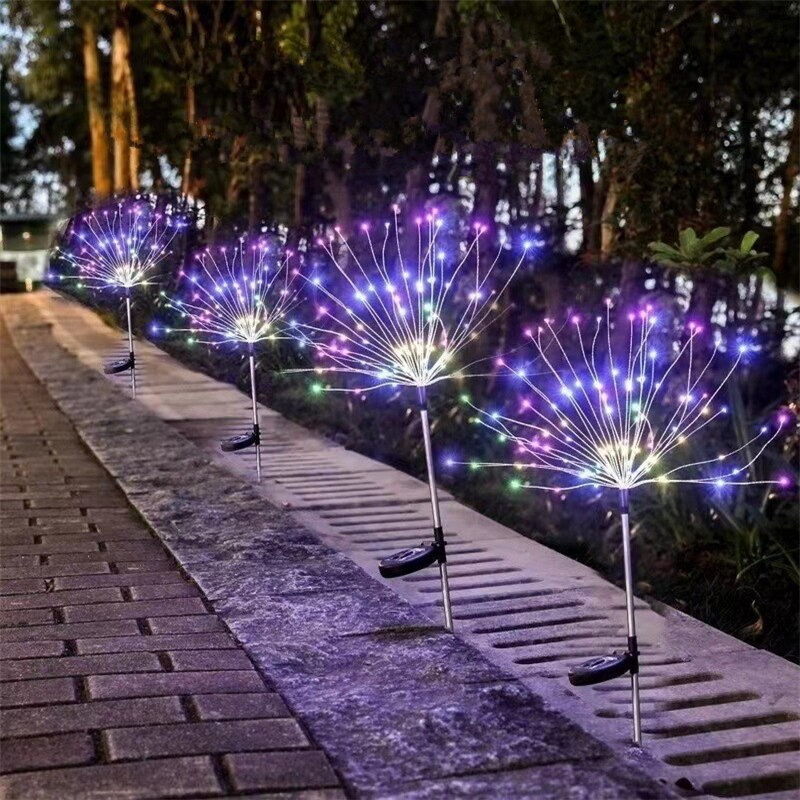 Luzes de Fogos de Artifício para Festividades de Ano Novo