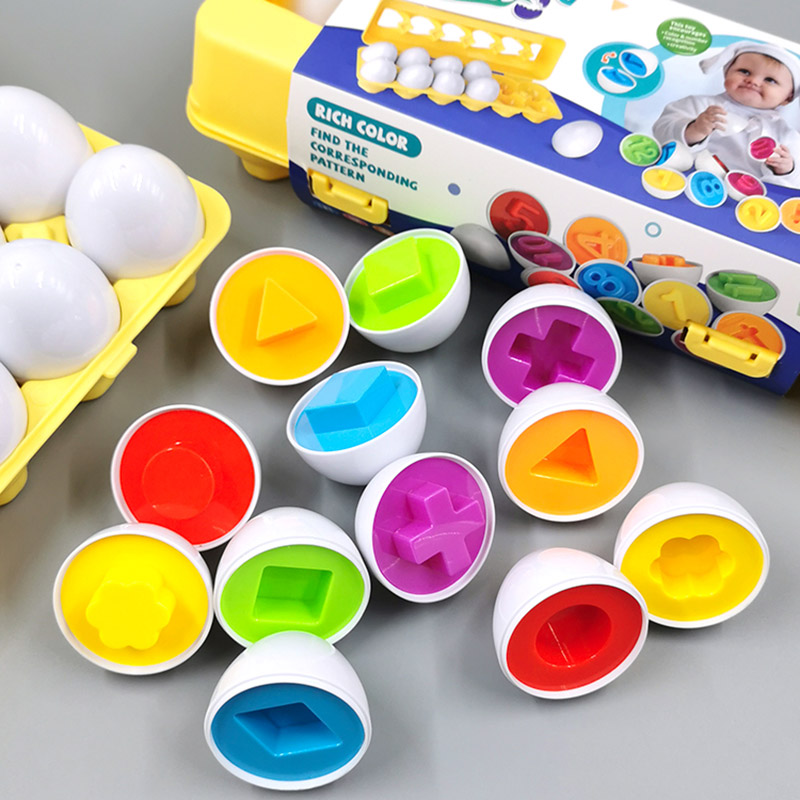 Ovos de Brinquedos de Encaixe para Crianças