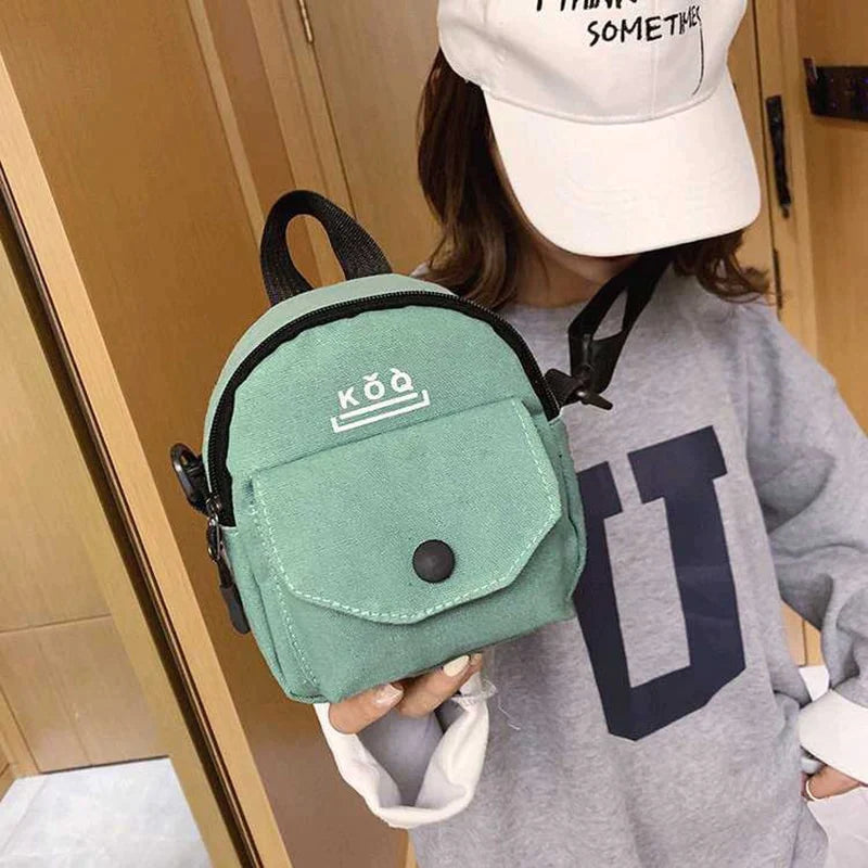 Mini mochila versão coreana para meninas