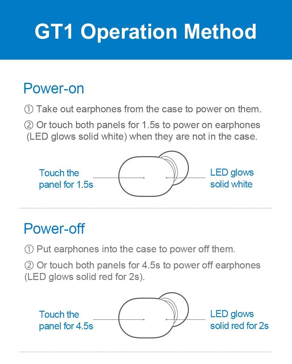 Fones Bluetooth Haylou GT1 com controle por touch, HD Stereo e redução de ruído